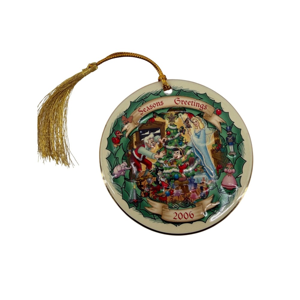 Disney‎ Pinocchio 1940 Collector Christmas Ornament 2006 Second in Series